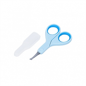 Ножницы с закругленными концами детские, голубые (Chicco, 320611027)